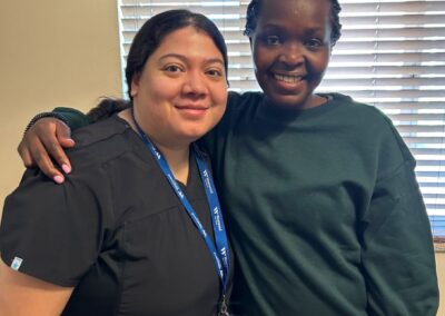 Westwood nurses Jazmine and Ida