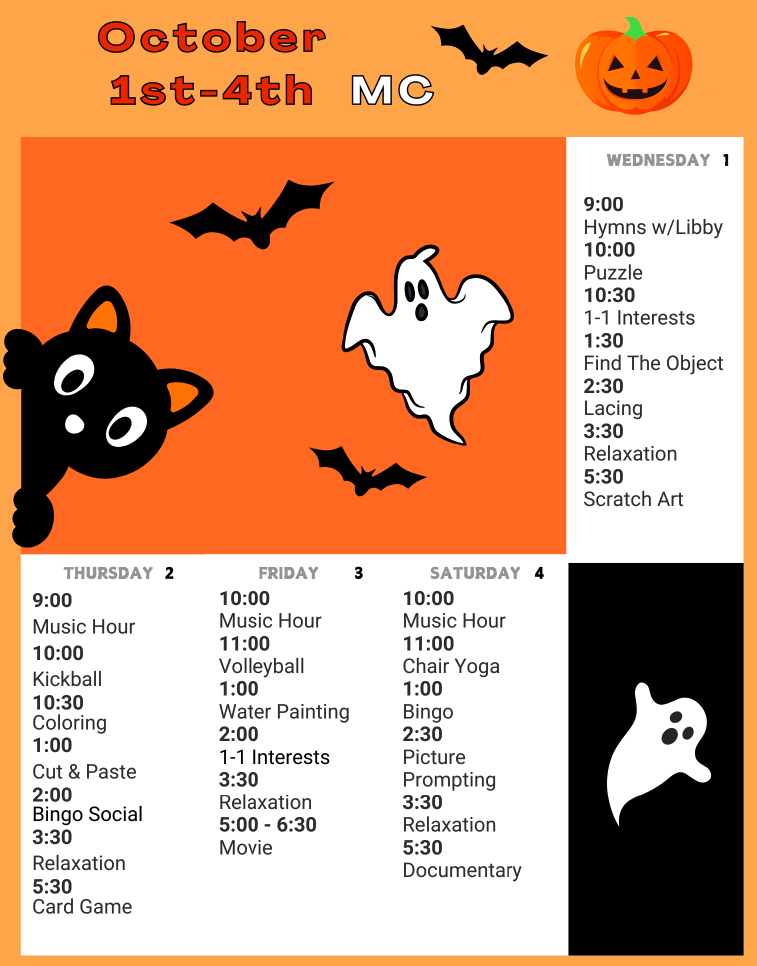 Skylake MC October calendar