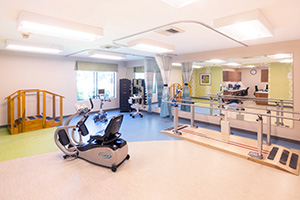 The rehab gym at Sunnyvale Gardens